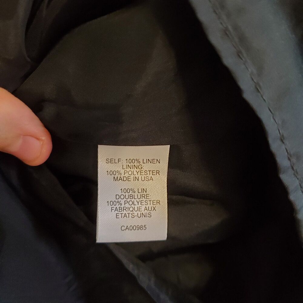 Nanette Lepore Women's Linen Pencil Skirt Size 12 Career Office Classic Twee Y2K - Picture 16 of 16